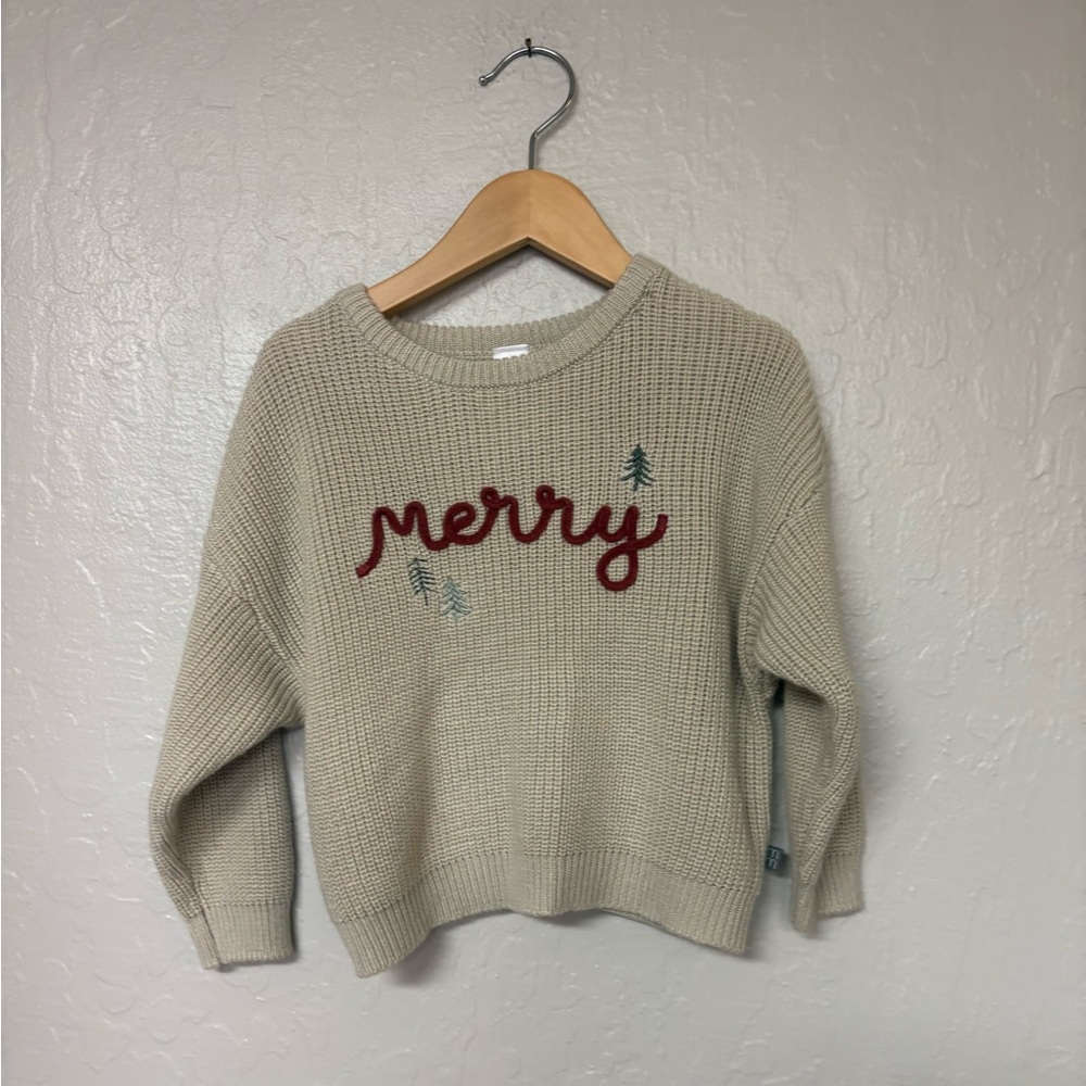 $15 ADD ON modern moments embroidered sweater 24M Zara Janie and Jack Baby Gap
